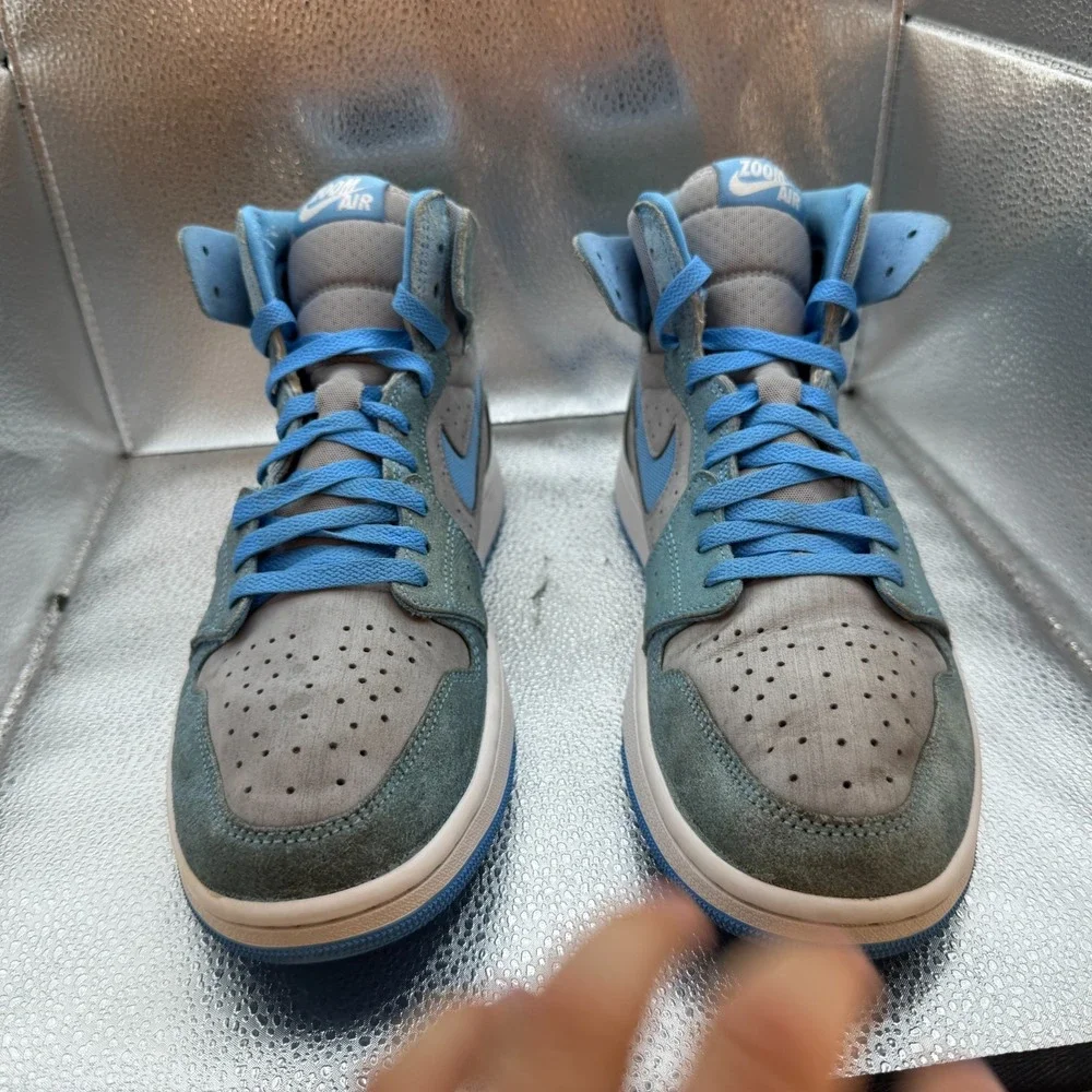 Size 11 Jordan 1 Zoom Comfort 2 High University Blue Mens Sneakers DV1307-014